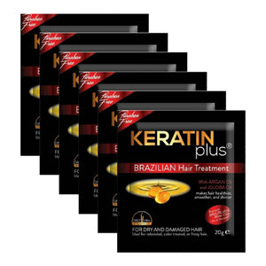 Keratin Plus Brazilian Hair Treatment Black 6x20g