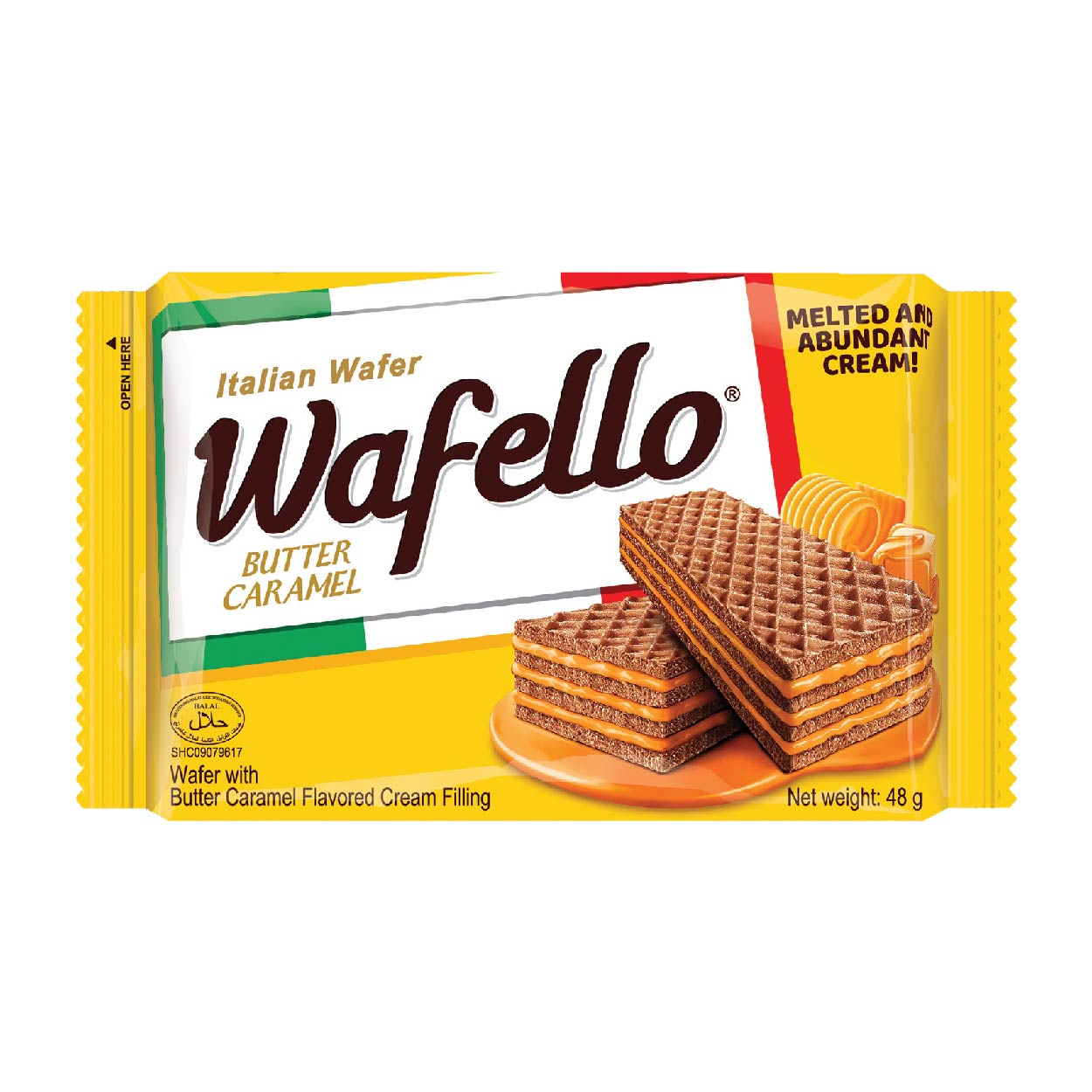 Wafello Butter Caramel Italian Wafer 48g