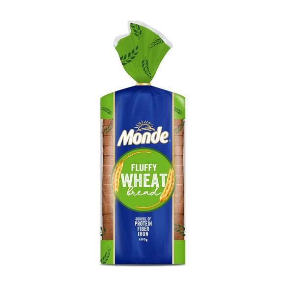 Monde Fluffy Wheat Loaf Bread 600g