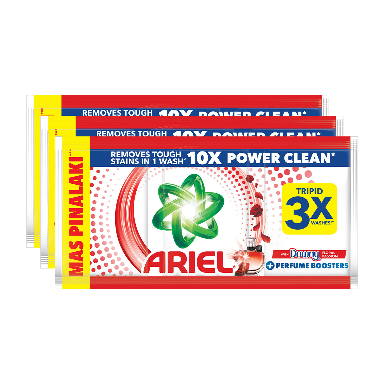 Ariel Laundry Powder with Downy Floral Passion 3x87g Tripid