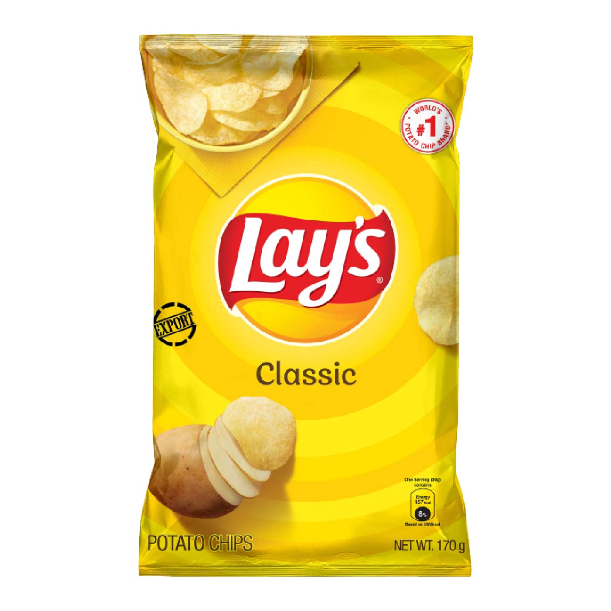 Lay's Classic Potato Chips 170g