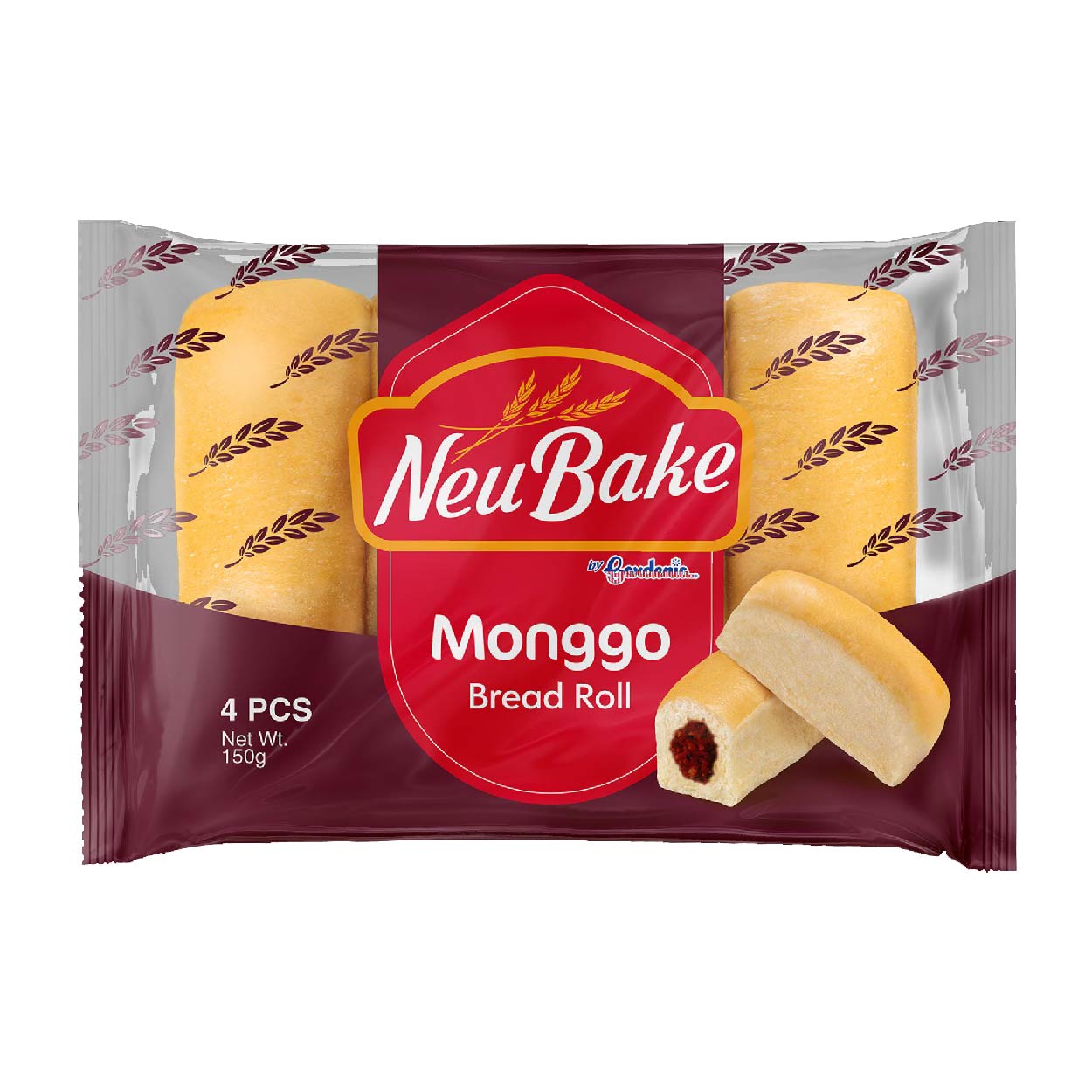 Gardenia Neubake Monggo Bread Roll 150g