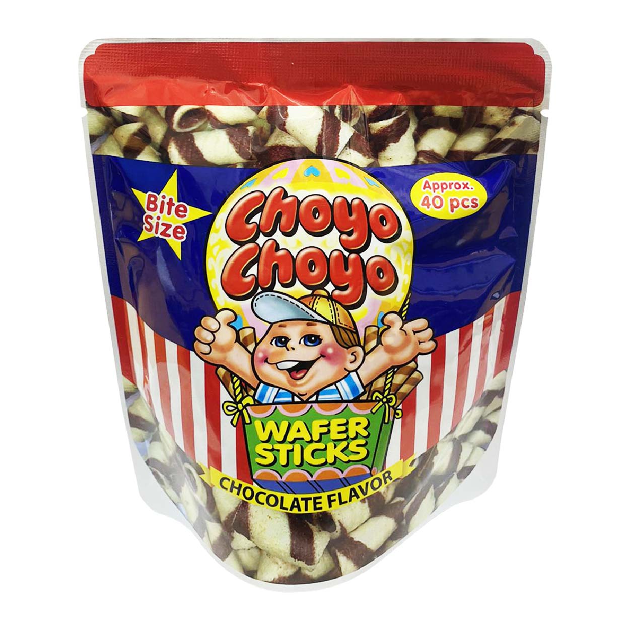 Choyo Choyo Chocolate Wafer Sticks Bite Size 50g