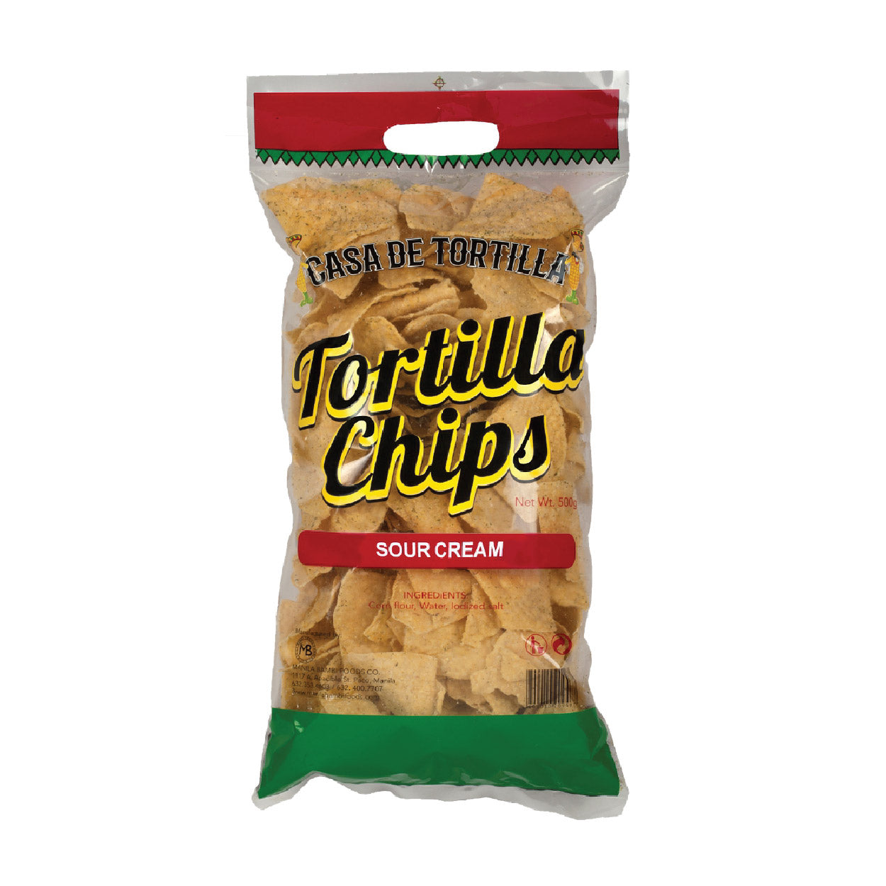 Casa de Tortilla Nacho Tortilla Chips Sour Cream Chips 500g