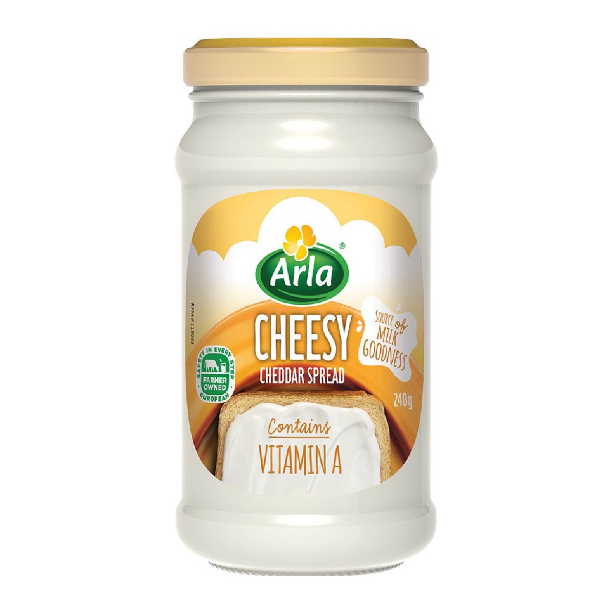 Arla Cheesy Cheese Spread Cheddar 240g
