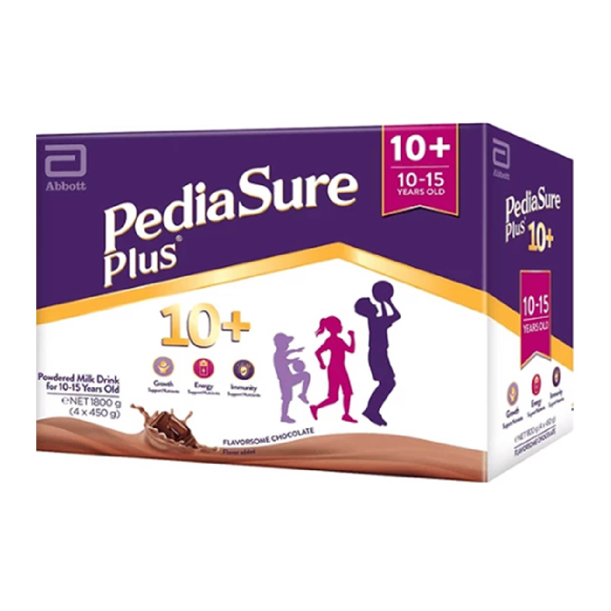 Pediasure Plus 10+ Powdered Milk Drink Chocolate 1.8kg