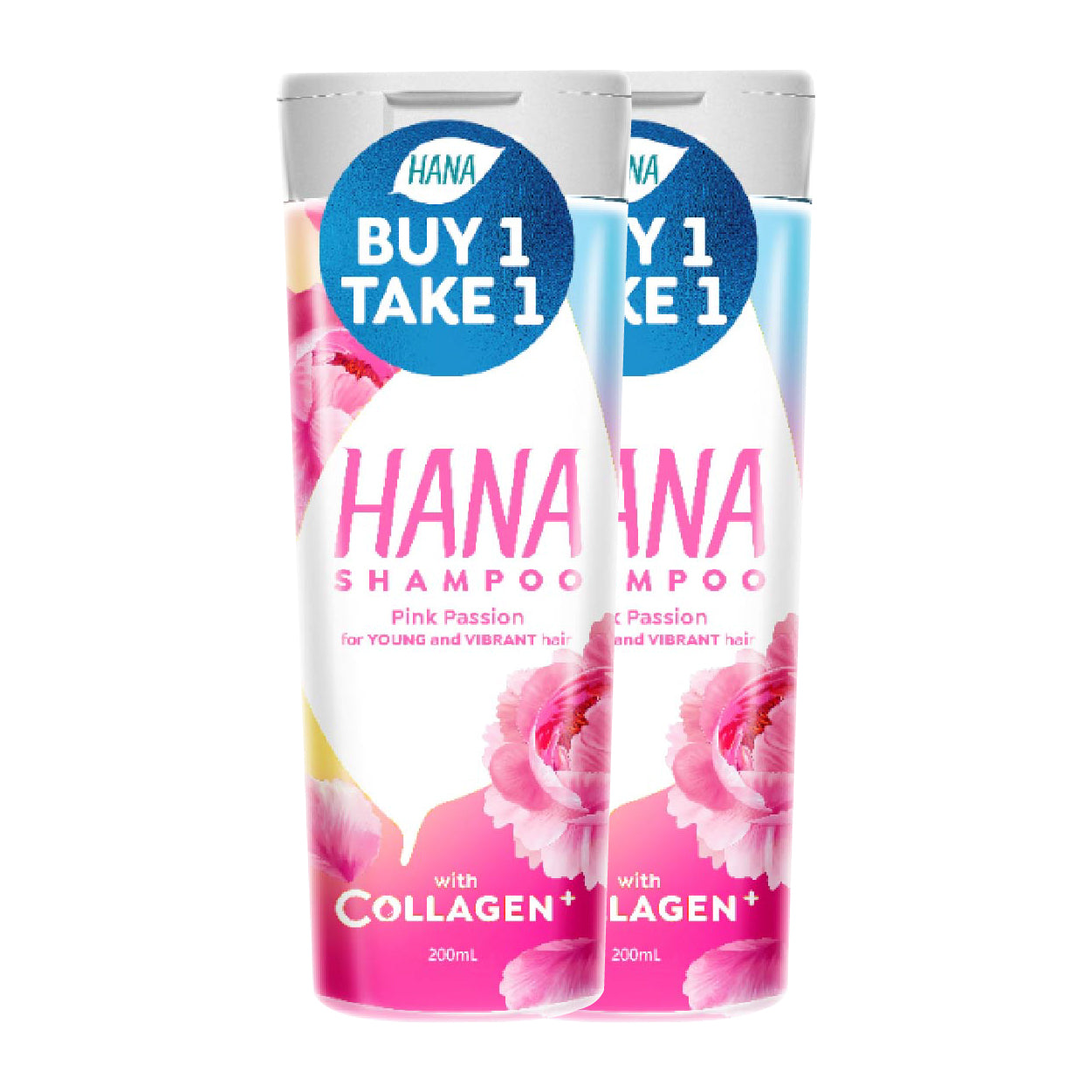 Hana Shampoo Pink Passion 200ml Buy 1 Take 1