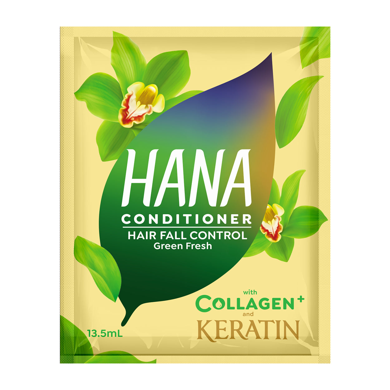 Hana Conditioner Hair Fall Control Green Fresh 6x13.5ml