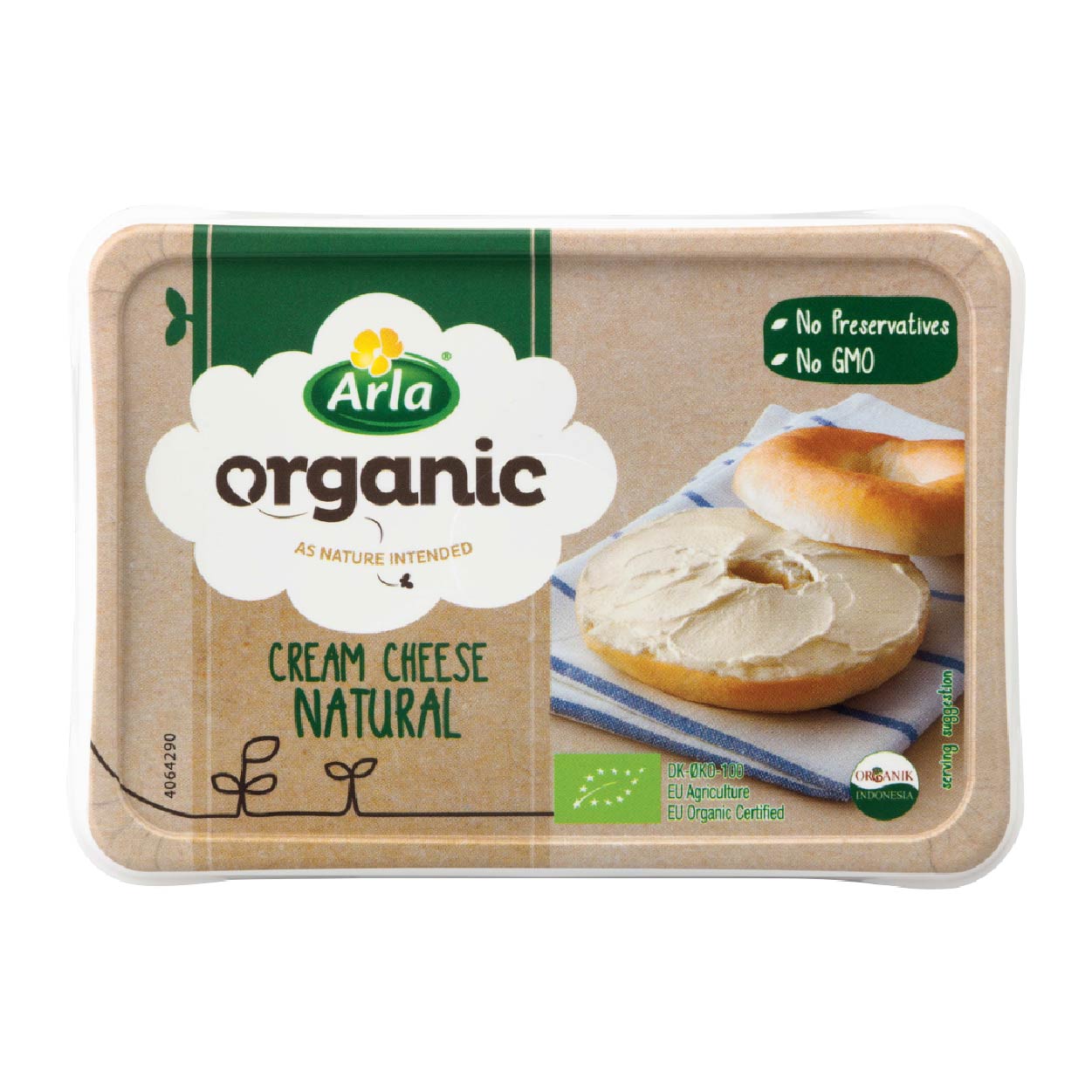 Arla Organic Cream Cheese Natural 150g