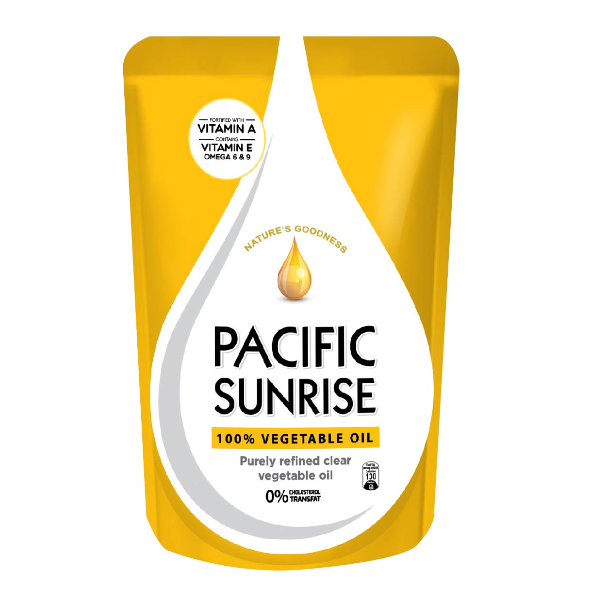 Pacific Sunrise 100% Vegetable Oil Pouch 1L