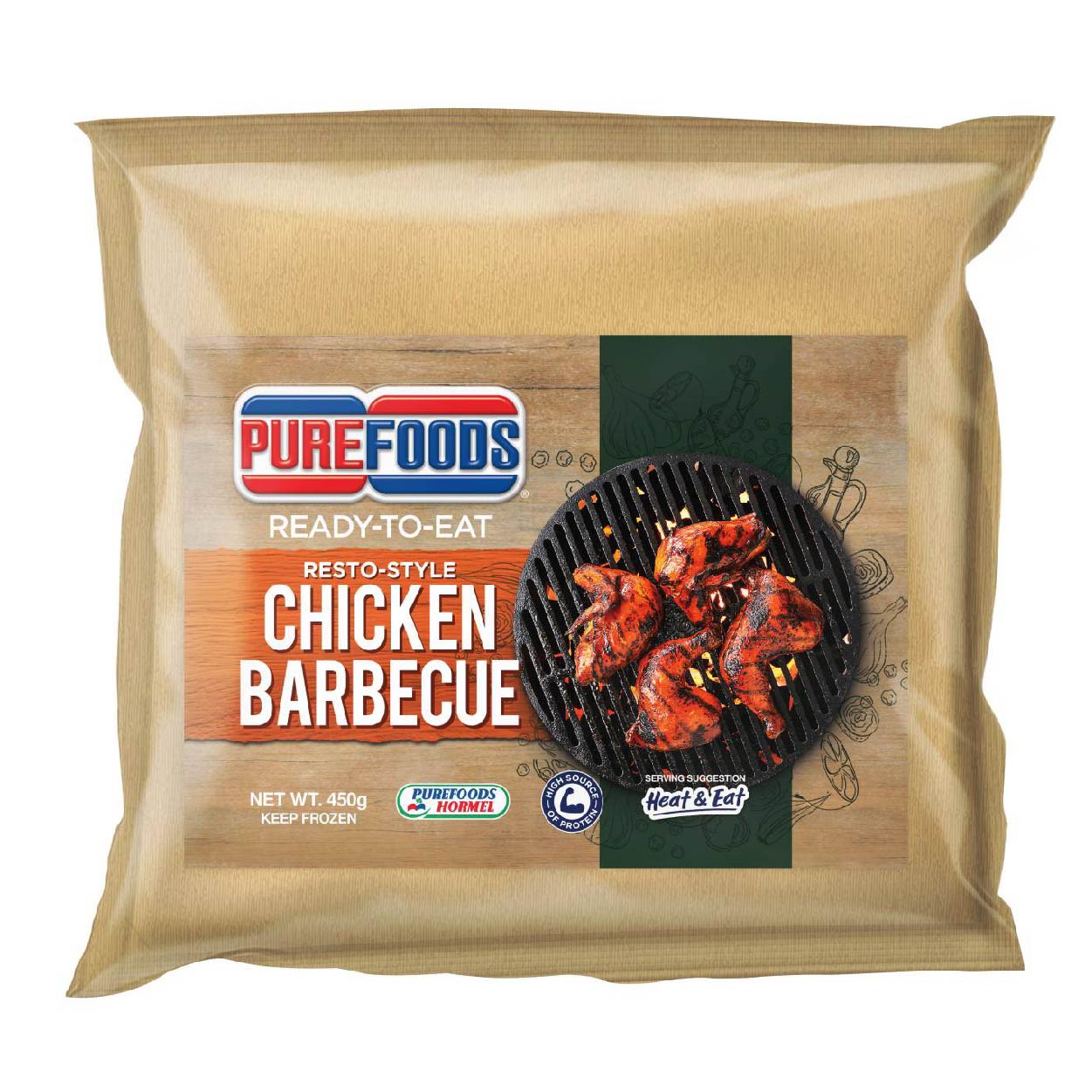 Purefoods Ready To Eat Resto Style Chicken Barbecue 450g