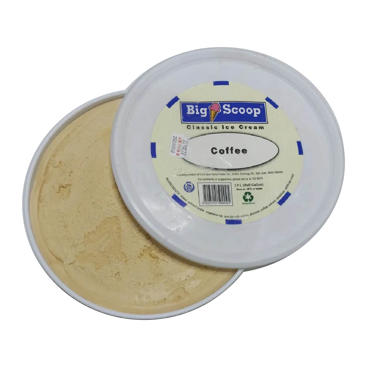 Big Scoop Classic Coffee Ice Cream 1.9L