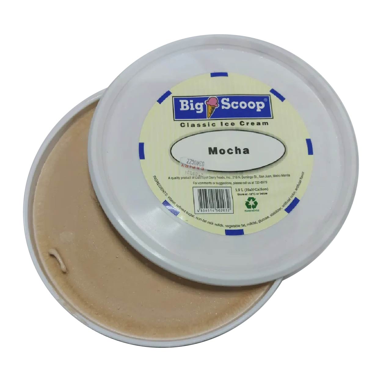 Big Scoop Classic Mocha Ice Cream 1.9L