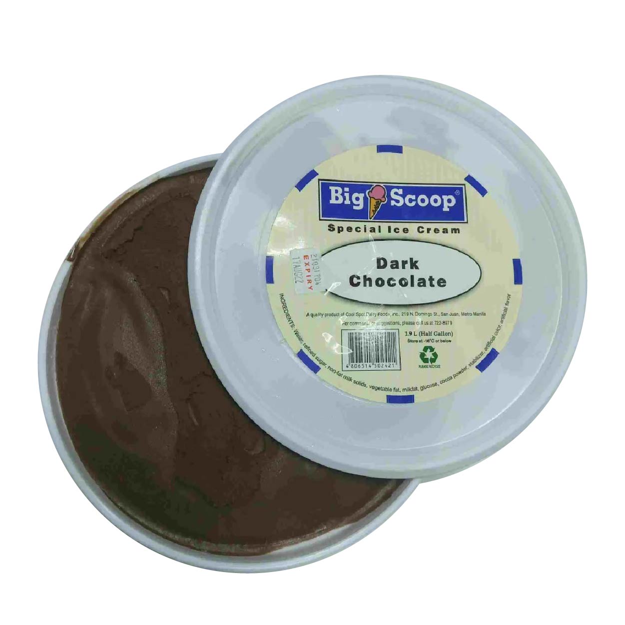 Big Scoop Special Dark Chocolate Ice Cream 1.9L