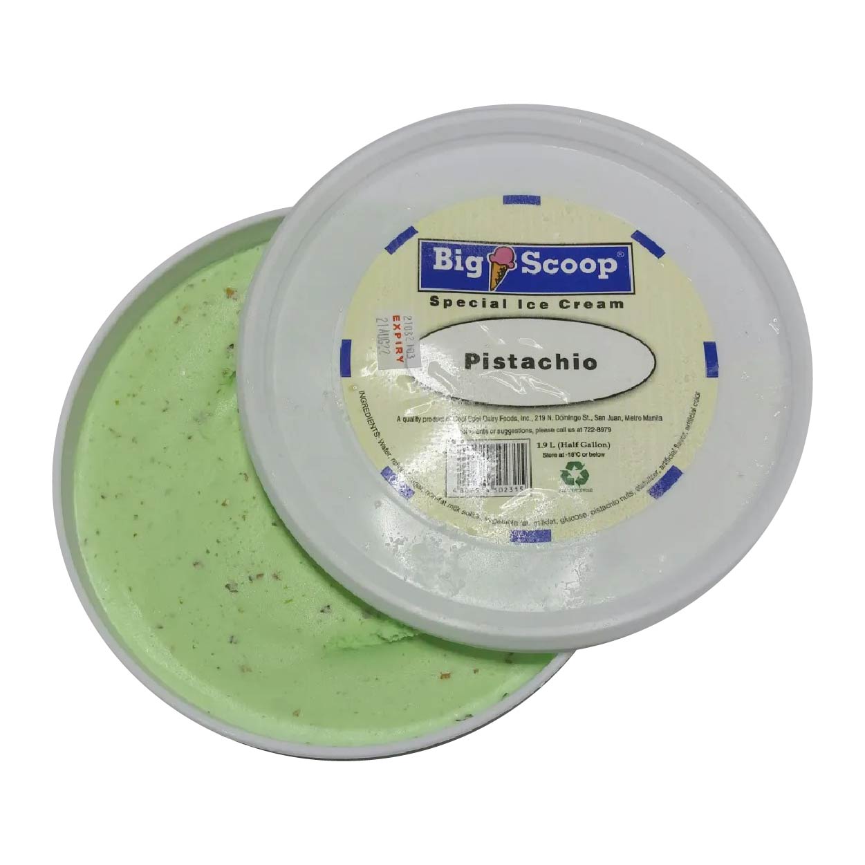 Big Scoop Special Pistachio Ice Cream 1.9L