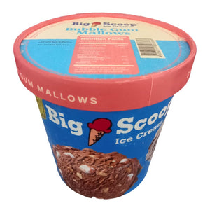 Big Scoop Bubble Gum Mallows Ice Cream Pint 473ml