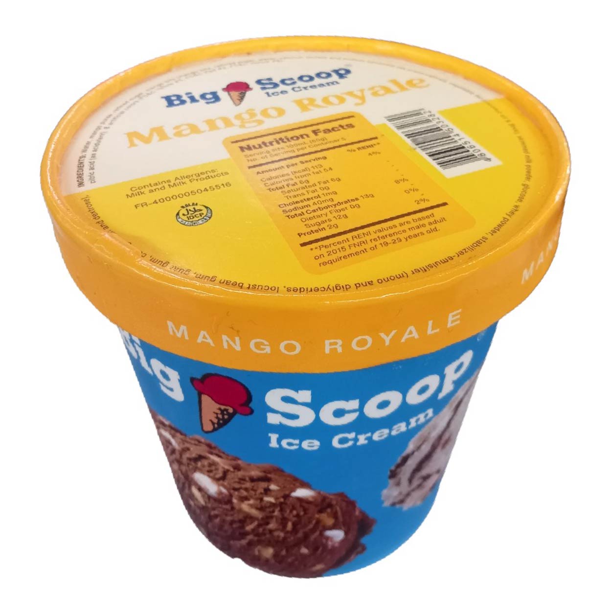 Big Scoop Mango Royale Ice Cream Pint 473ml
