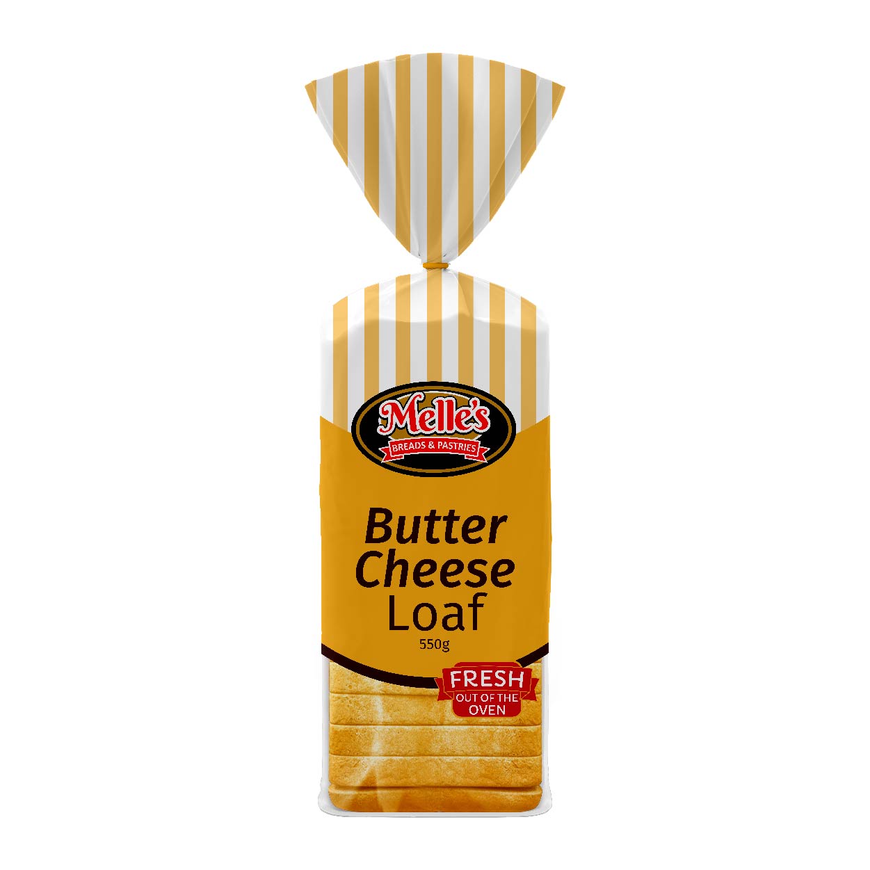 Melle's Butter Cheese Loaf Bread 550g