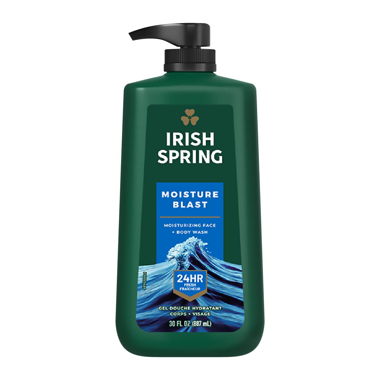 Irish Spring Body Wash Moisture Blast Pump 30oz