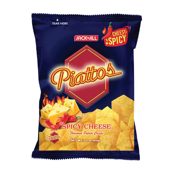 Piattos Potato Crisps Spicy Cheese 85g