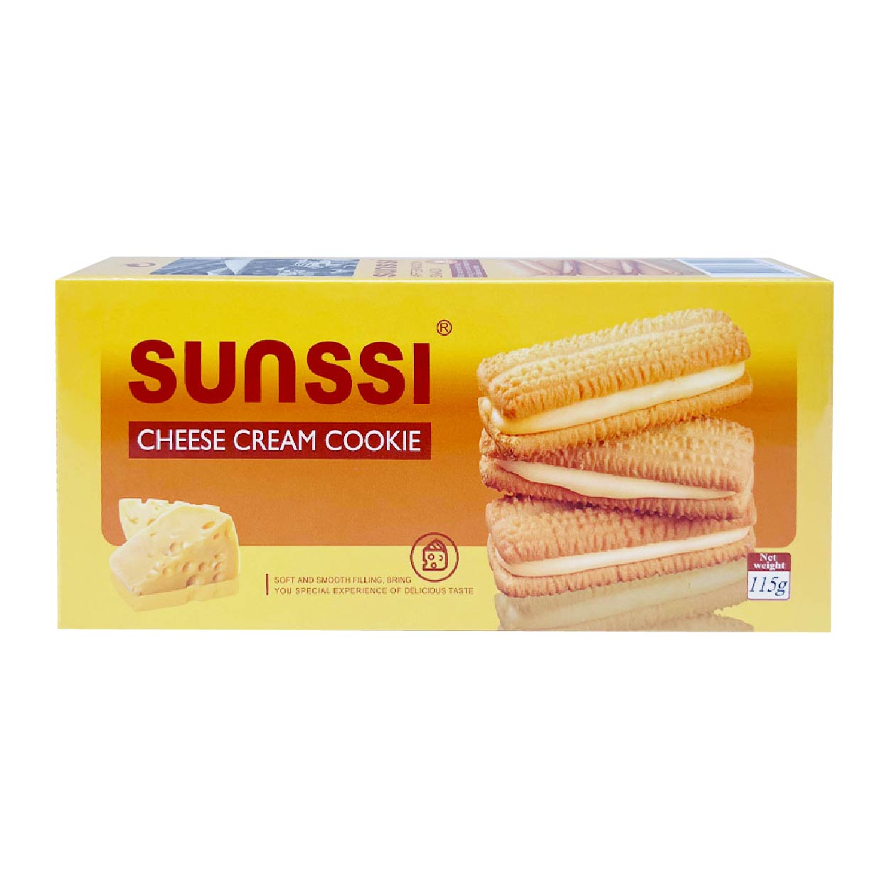 Sunssi Cheese Cream Cookie Sandwich 115g