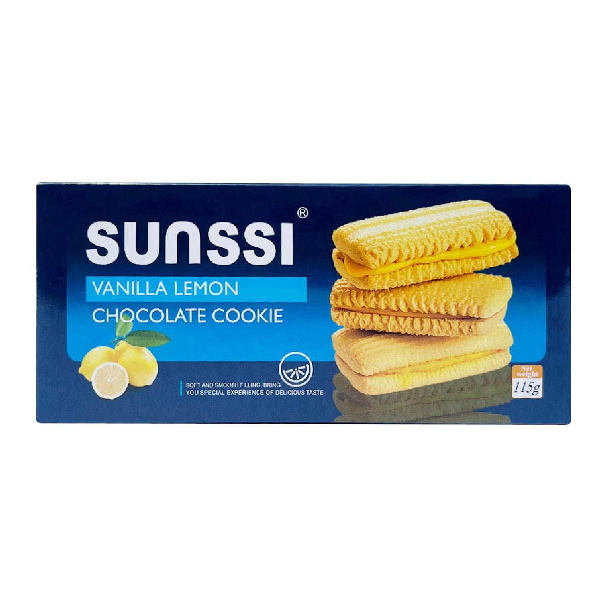 Sunssi Vanilla Lemon Chocolate Cookie Sandwich 115g