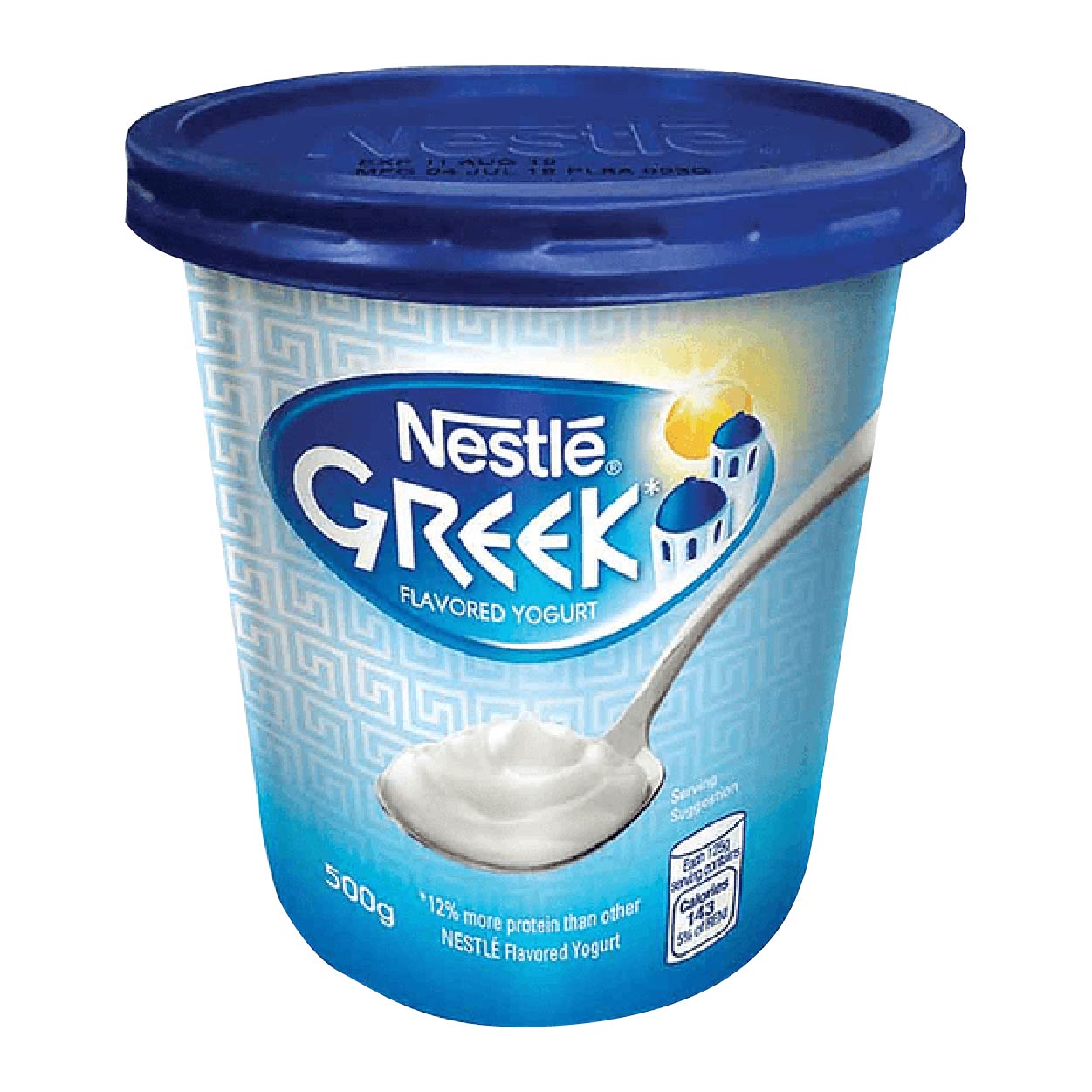 Nestle Greek Flavored Yogurt Plain 500g