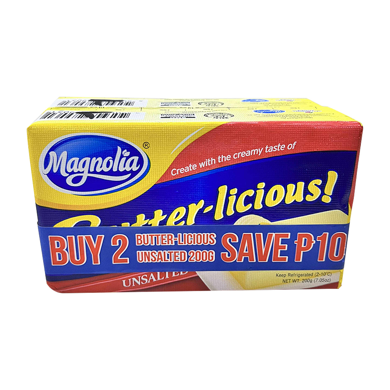 Magnolia Butterlicious Unsalted 2x200g SAVE