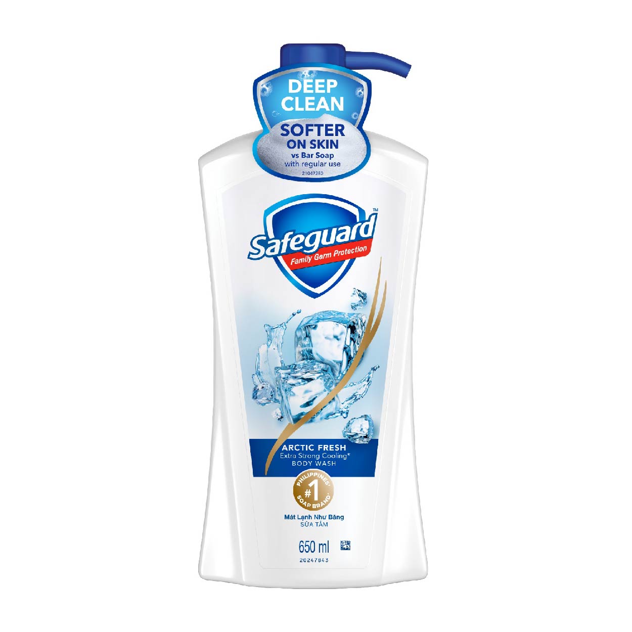 Safeguard Body Wash Arctic Fresh Pump 650ml