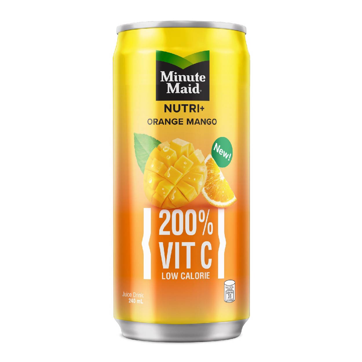 Minute Maid Nutri+ Orange Mango Juice Drink 240ml