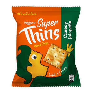 Rebisco Super Thins Baked Chips Cheesy Jalapeno 41g
