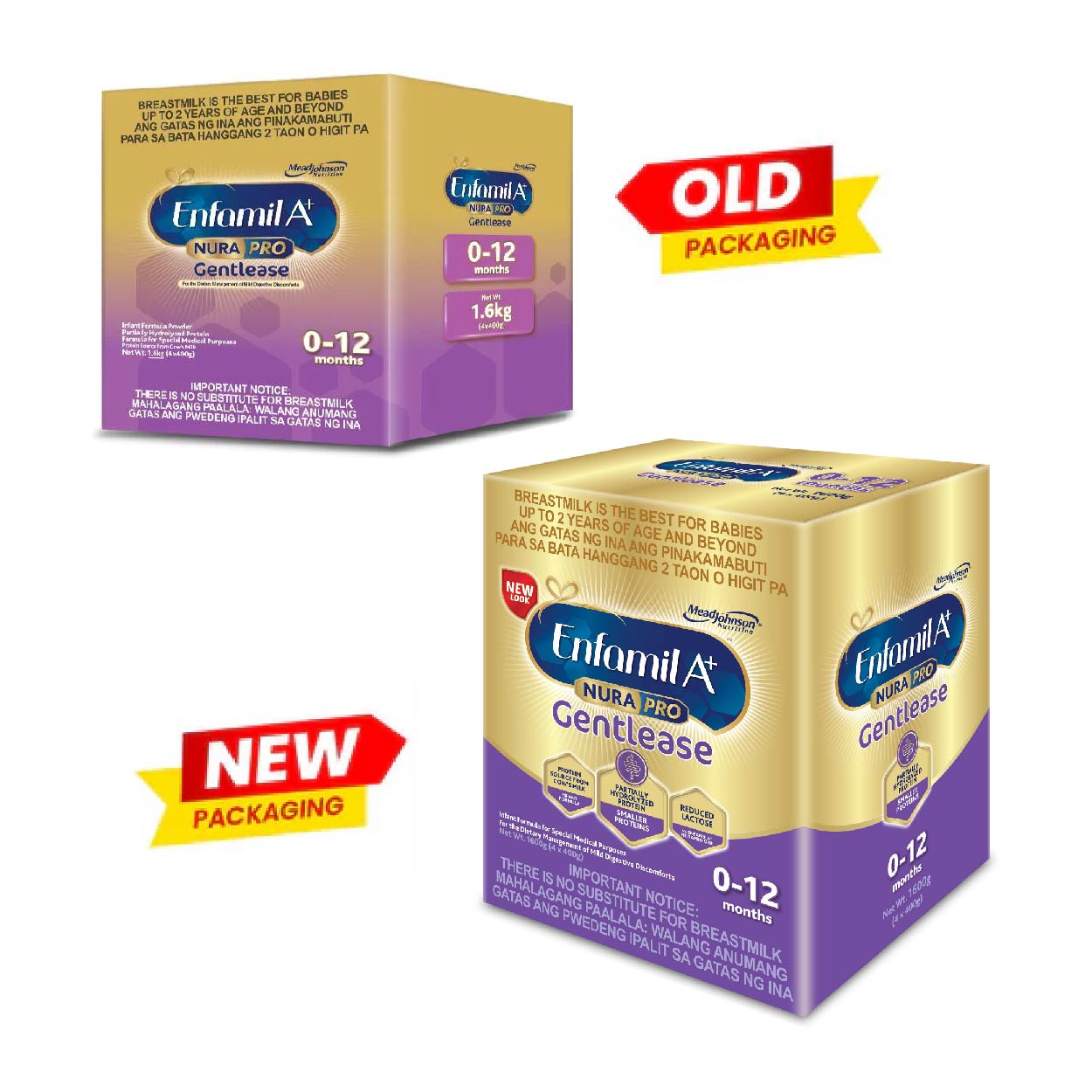 Enfamil A+ NuraPro Gentlease Infant Formula 0-12 months 1.6kg