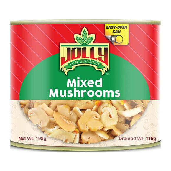 Jolly Mixed Mushrooms Easy Open Can 198g