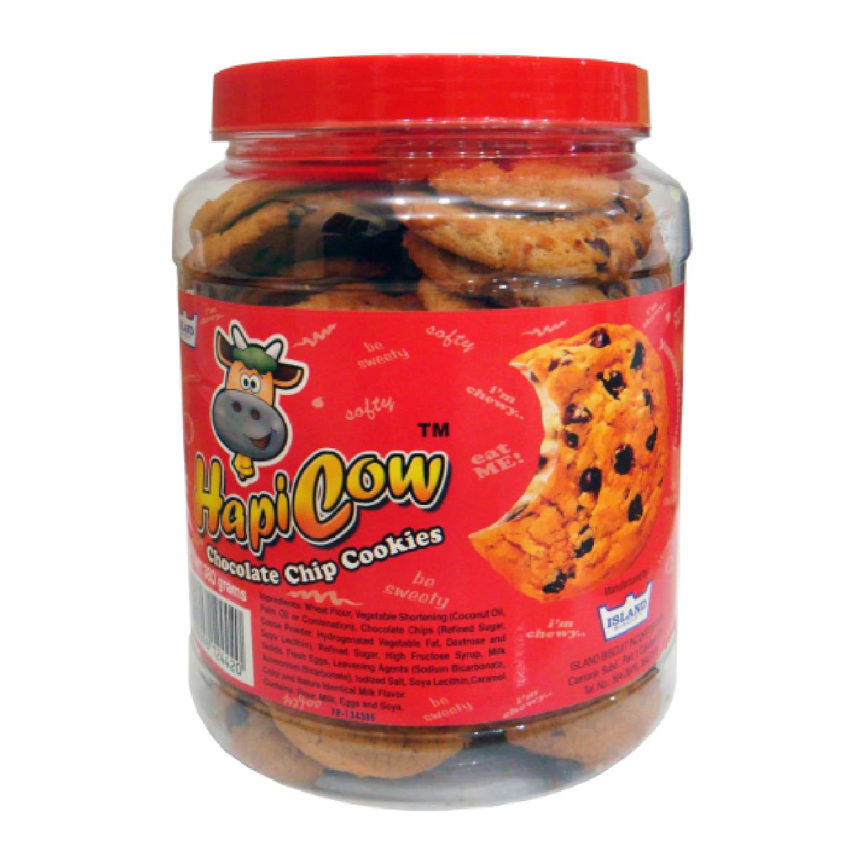Hapi Cow Chocolate Chip Cookies Jar 380g