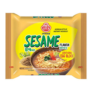 Ottogi Sesame Flavor Ramen Instant Noodle Pouch 115g