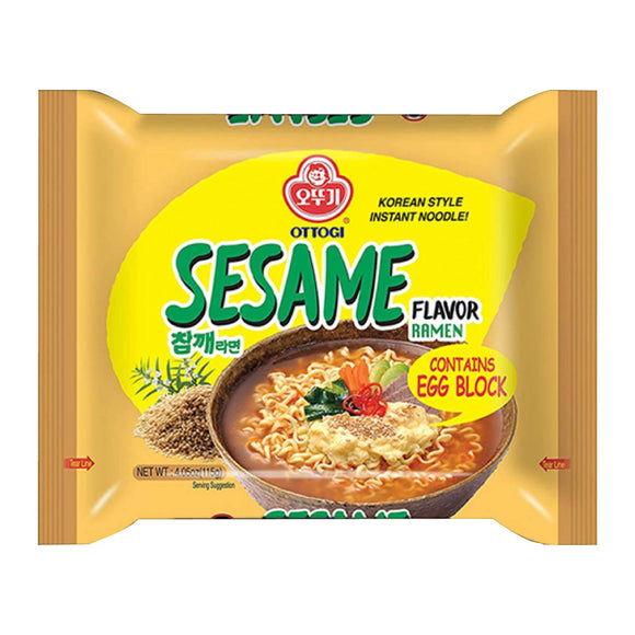 Ottogi Sesame Flavor Ramen Instant Noodle Pouch 115g