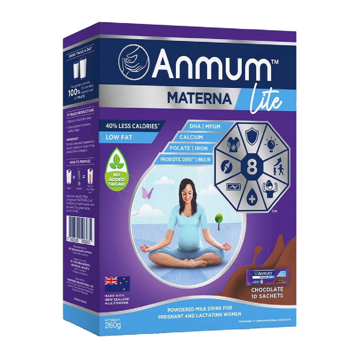 Anmum Materna Lite Powdered Milk Drink Chocolate 260g