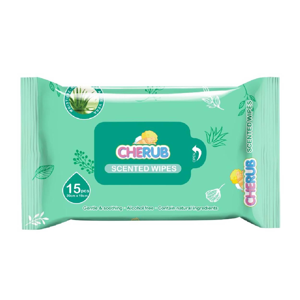 Cherub Scented Wipes 15s