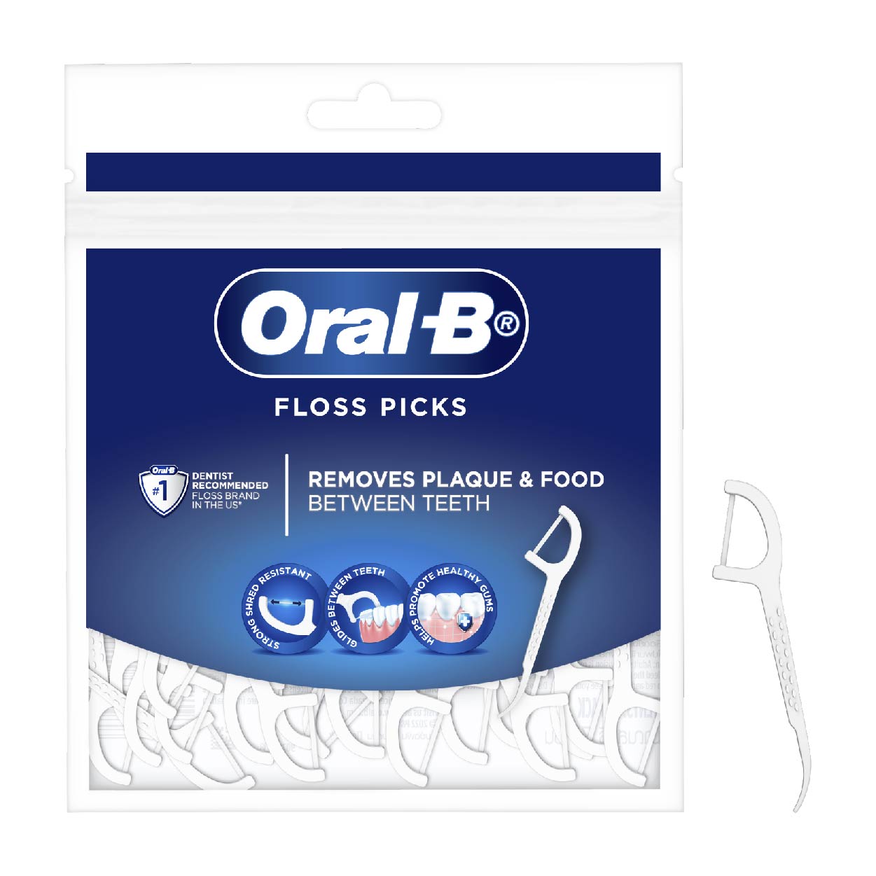 Oral B Dental Floss Picks 75s