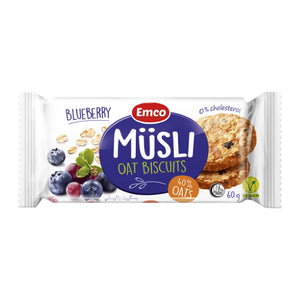 Emco Musli Blueberry Oat Biscuits 60g