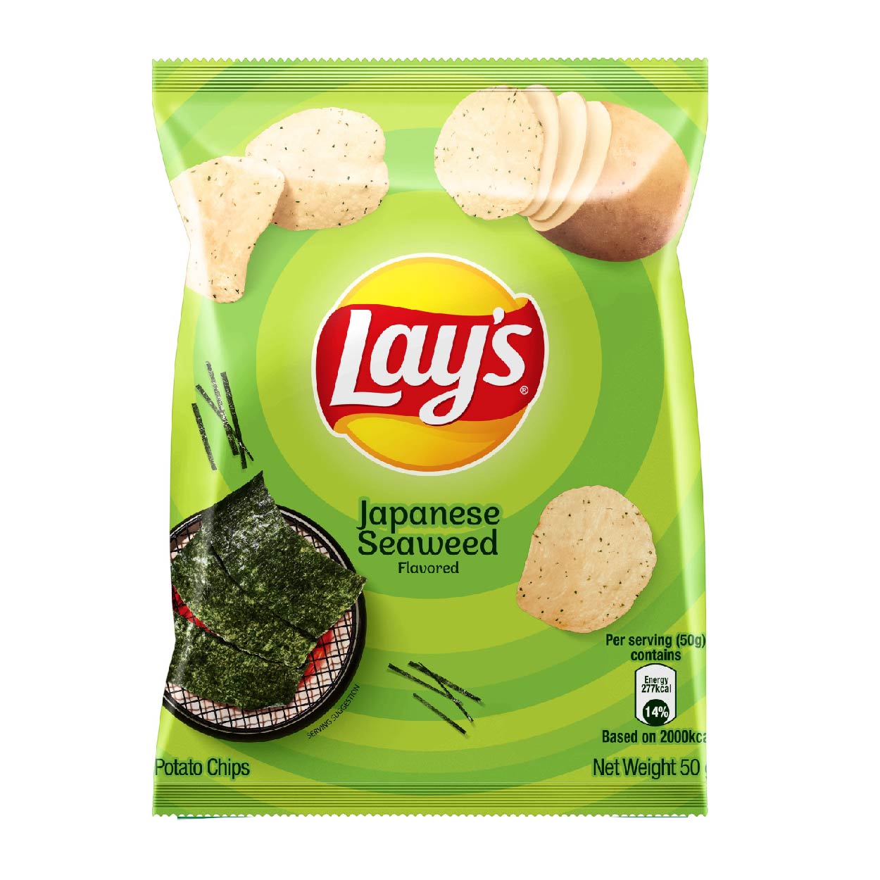 Lay's Japanese Seaweed Potato Chips 50g