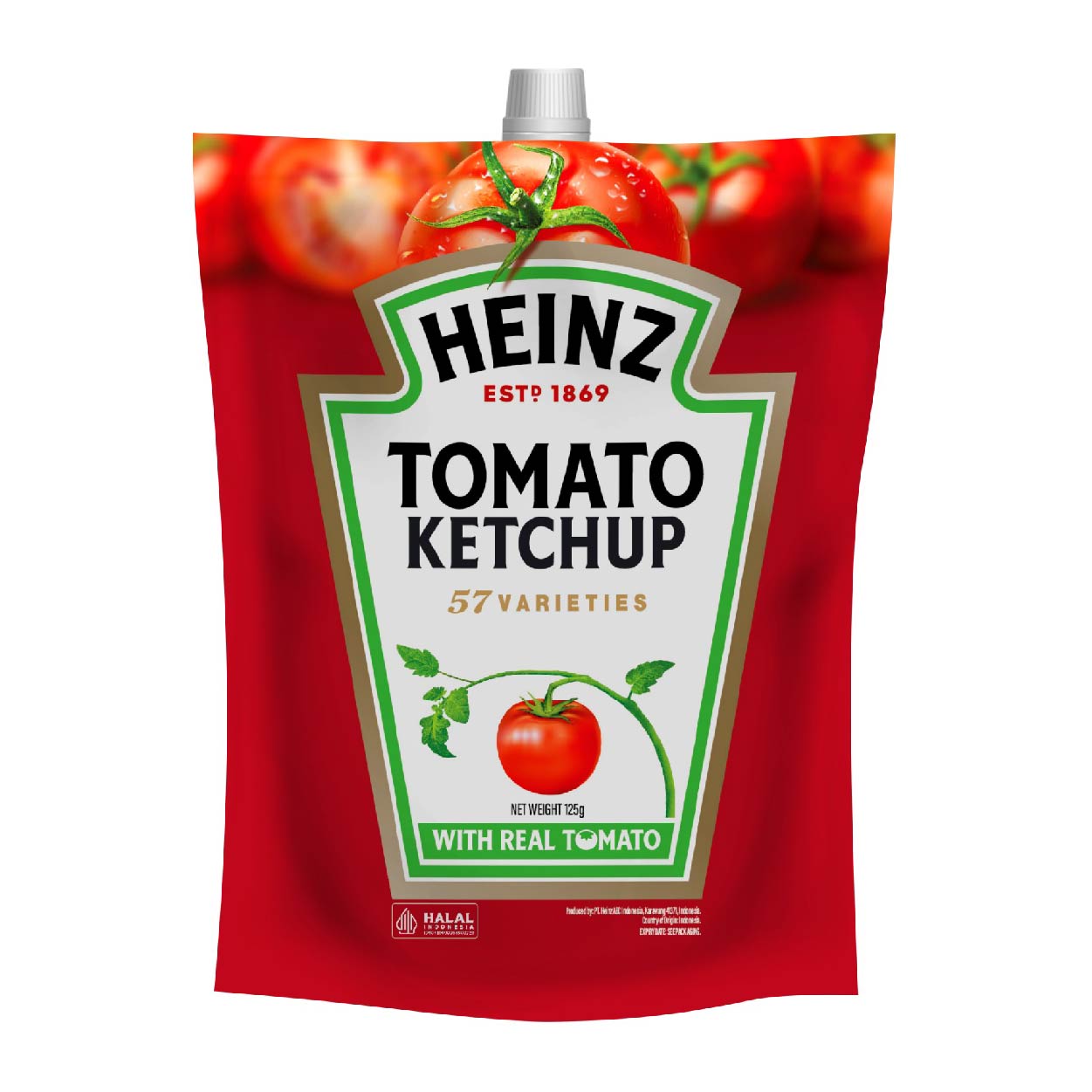 Heinz Tomato Ketchup Pouch 120g