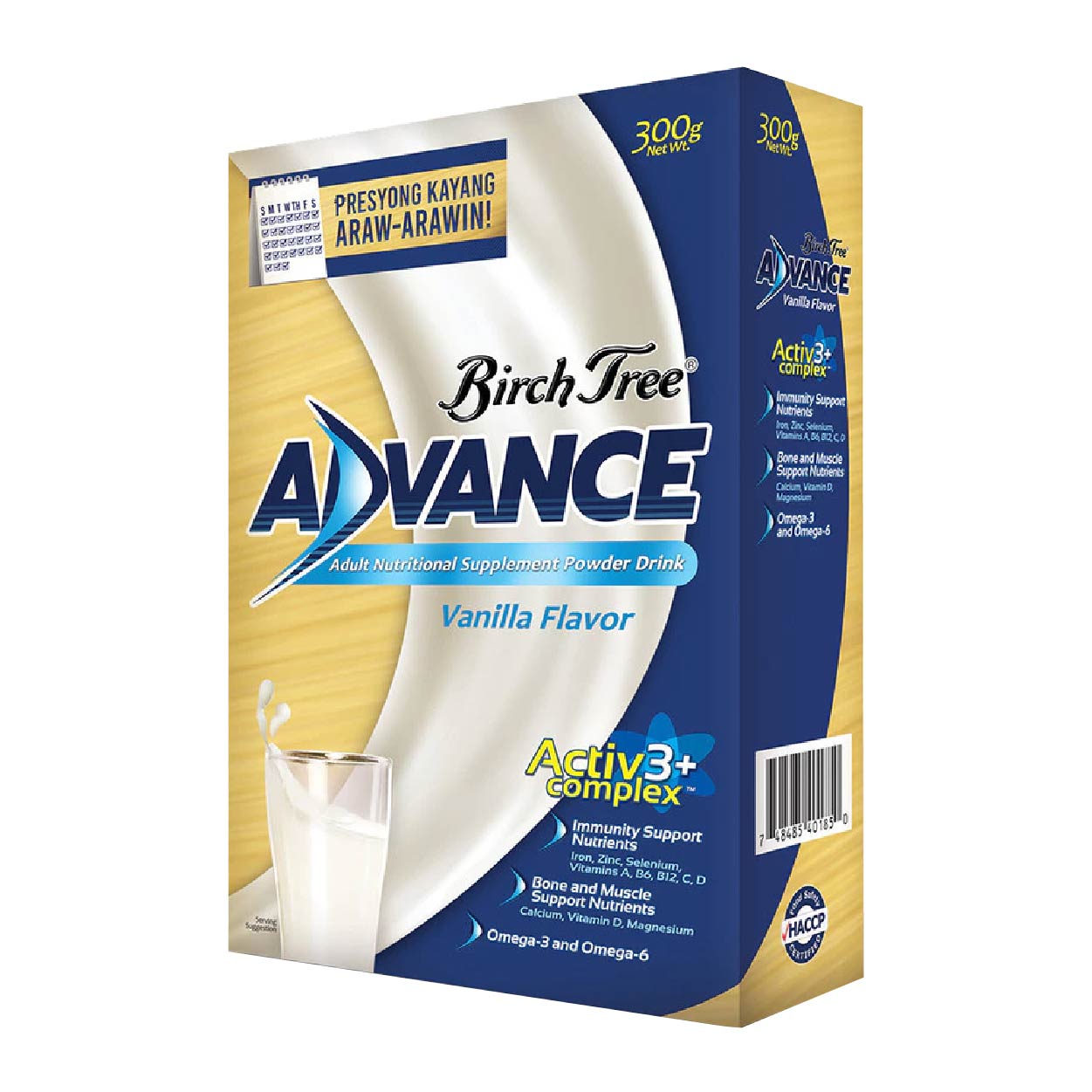 Birch Tree Advance Adult Powder Drink Vanilla Flavor 300g