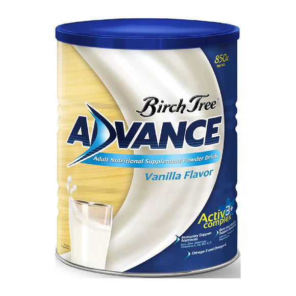 Birch Tree Advance Adult Powder Drink Vanilla Flavor 850g