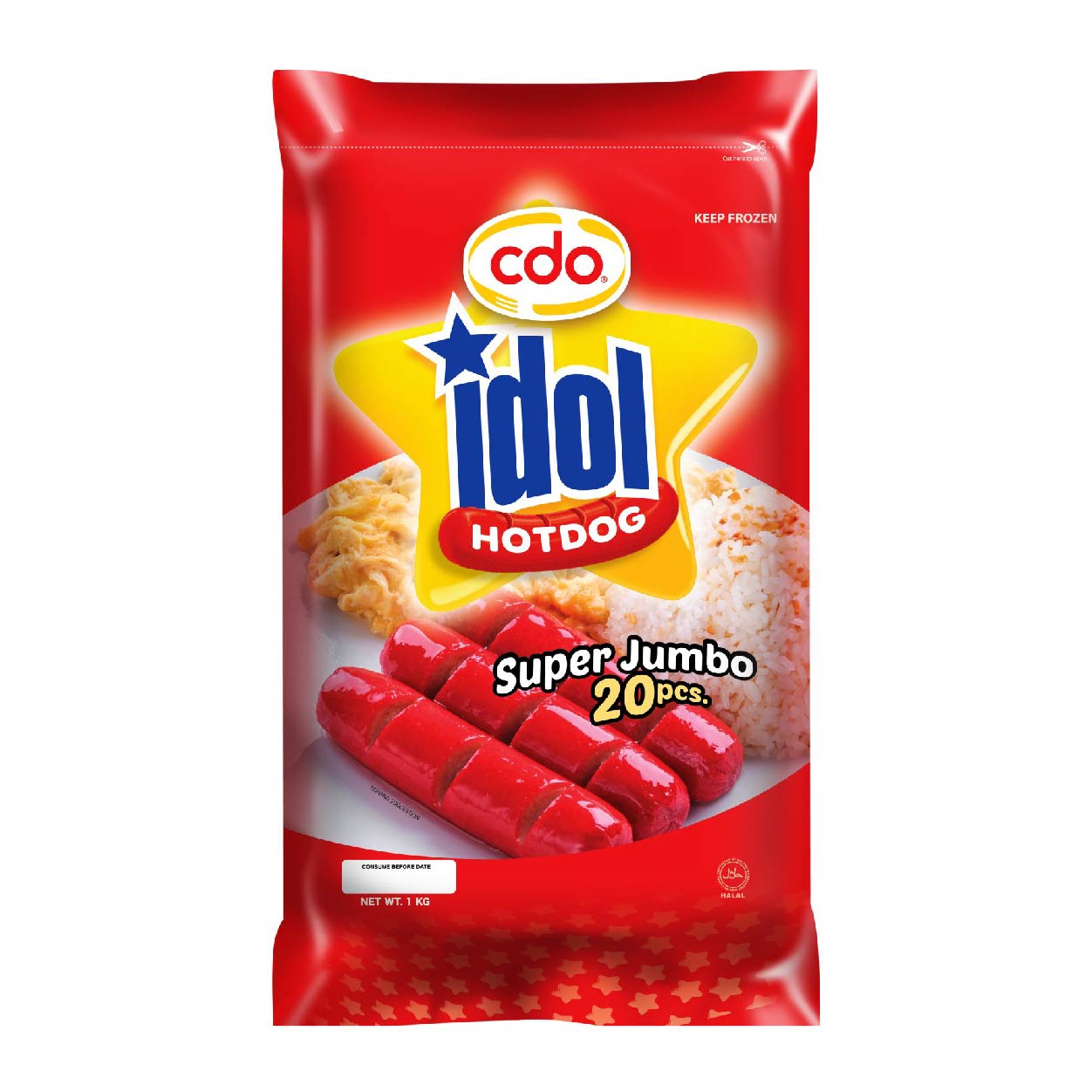 CDO Idol Hotdog Super Jumbo 1kg