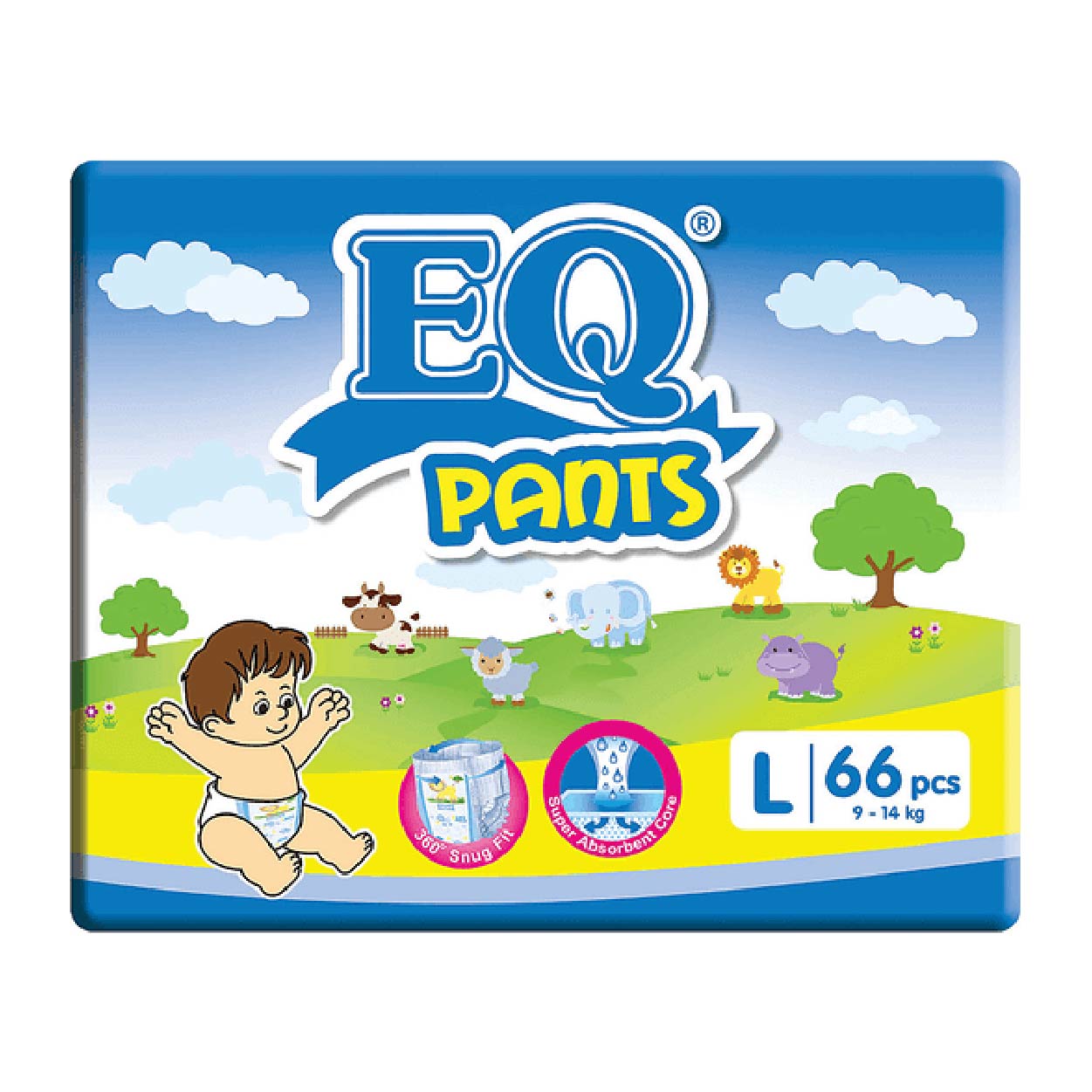 EQ Pants Baby Diaper L 66s