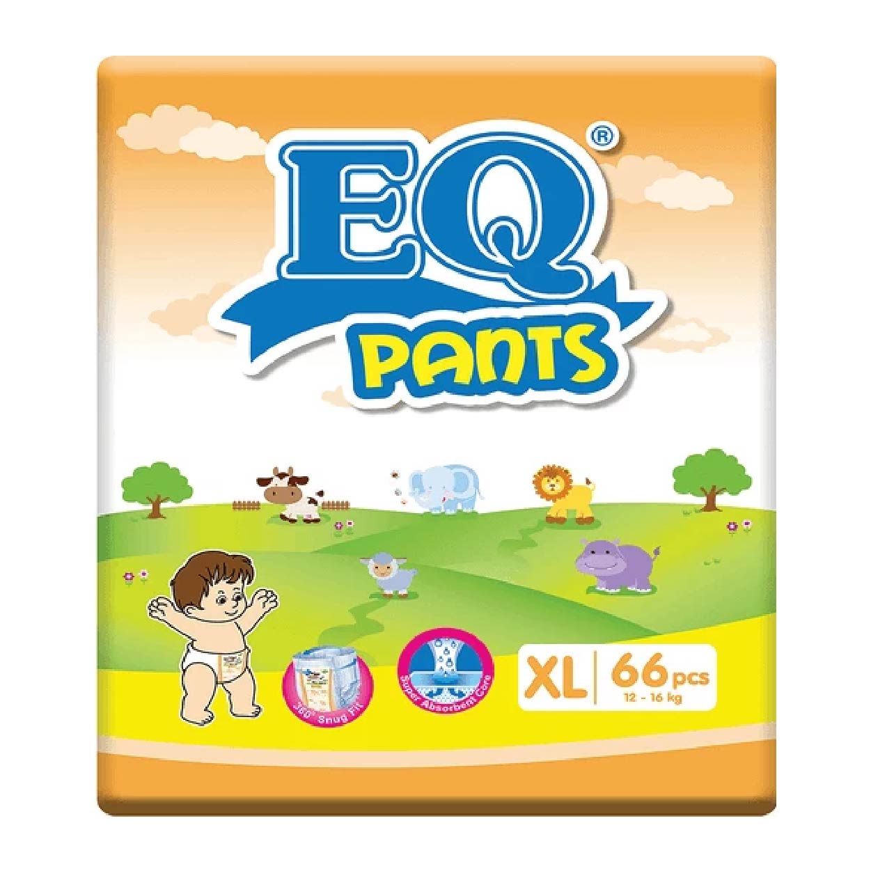 EQ Pants Baby Diaper XL 66s