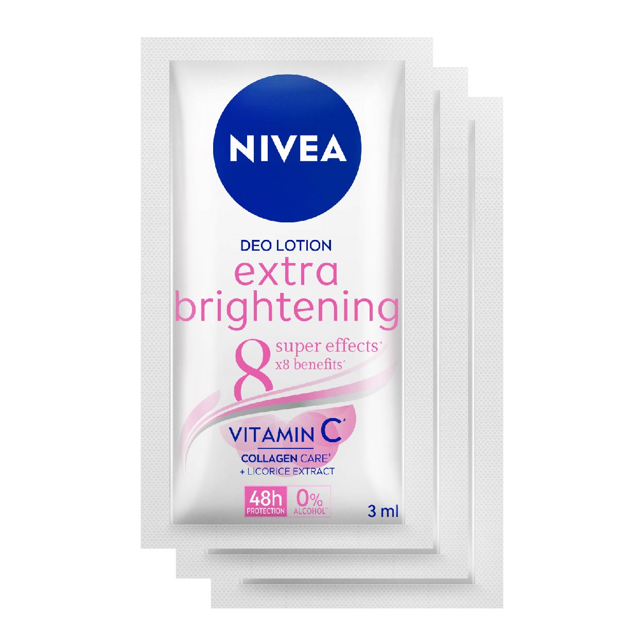 Nivea Women Deo Lotion Extra Brightening 3x3ml