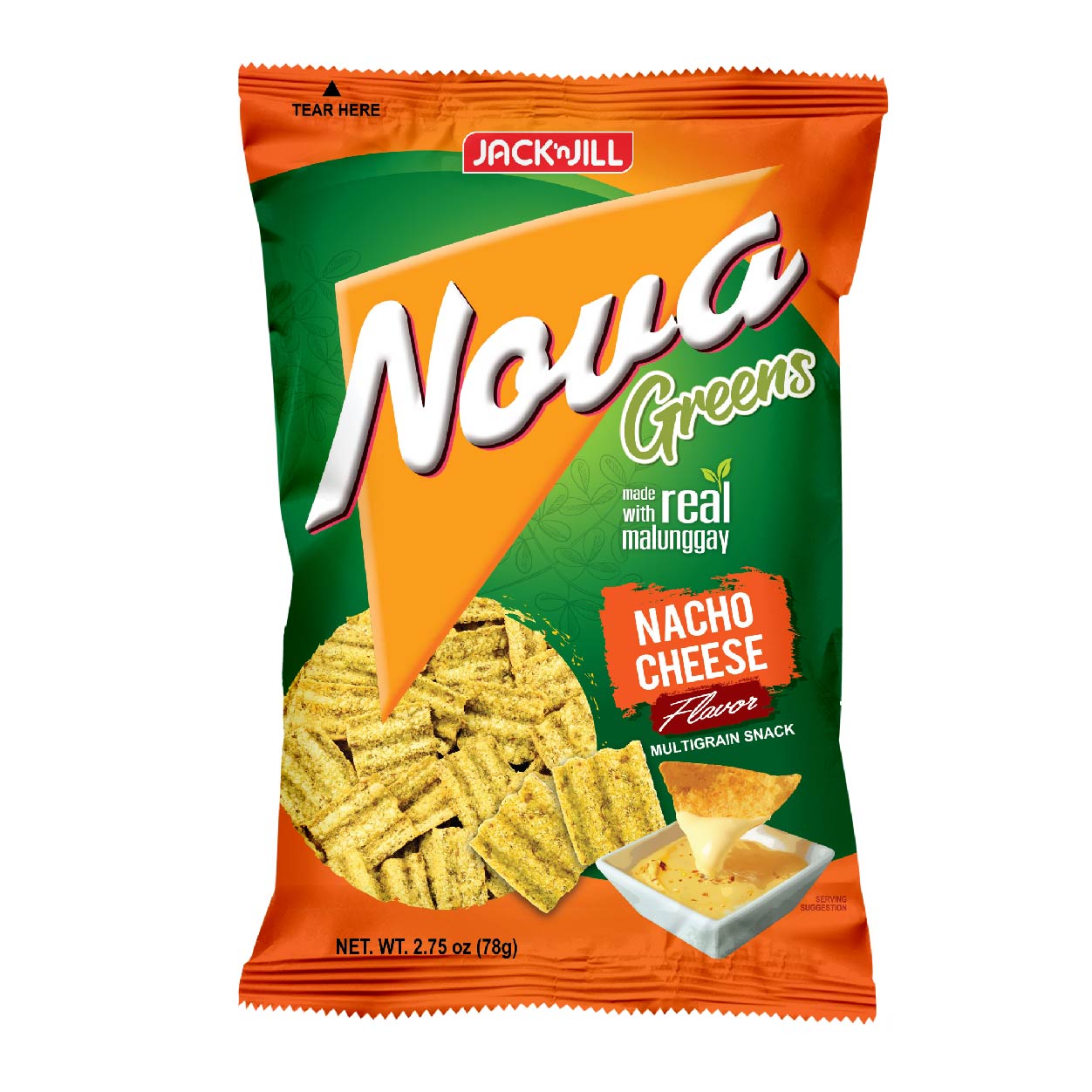Nova Multigrain Greens Nacho Cheese 78g