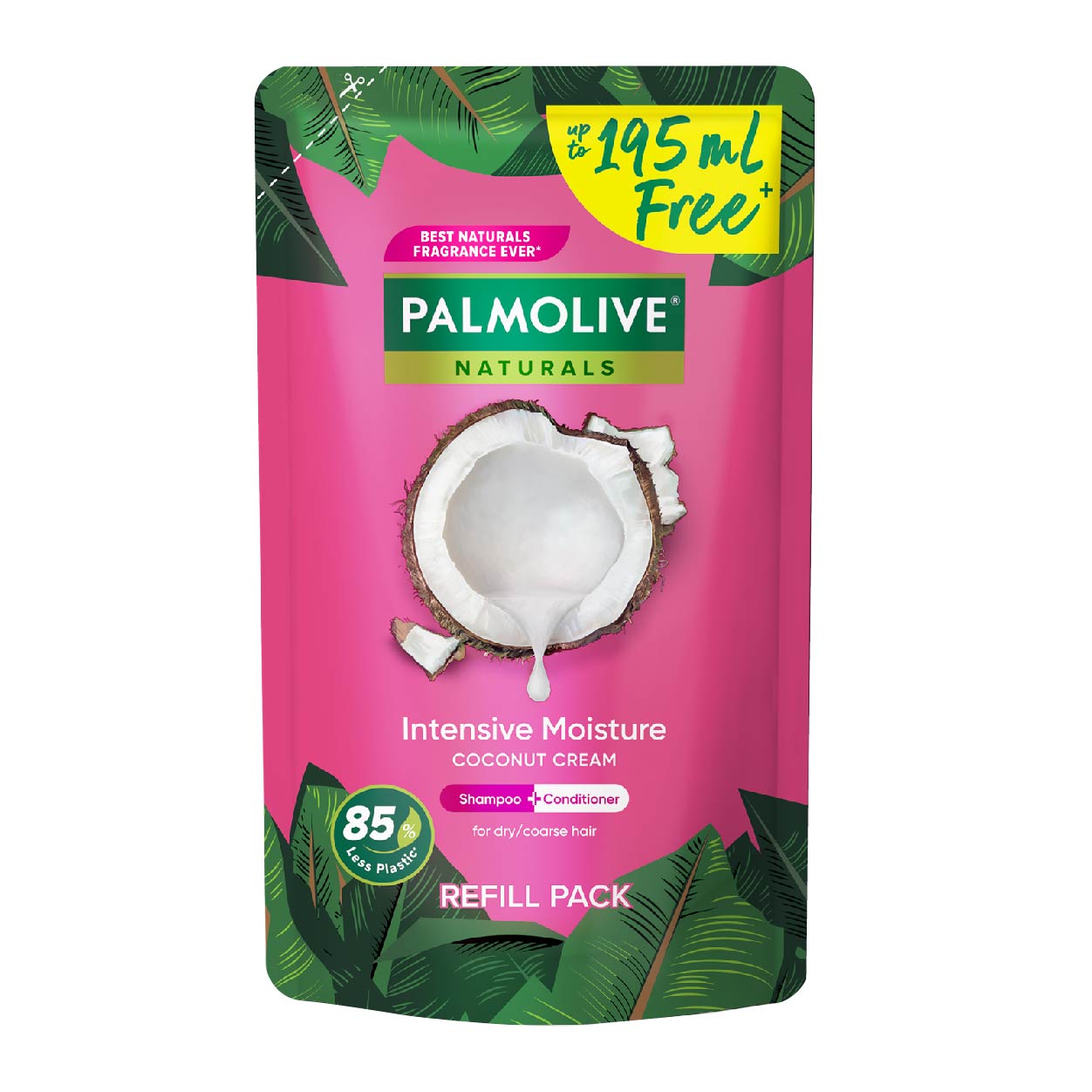 Palmolive Naturals Shampoo Intensive Moisture Pink Refill 600ml